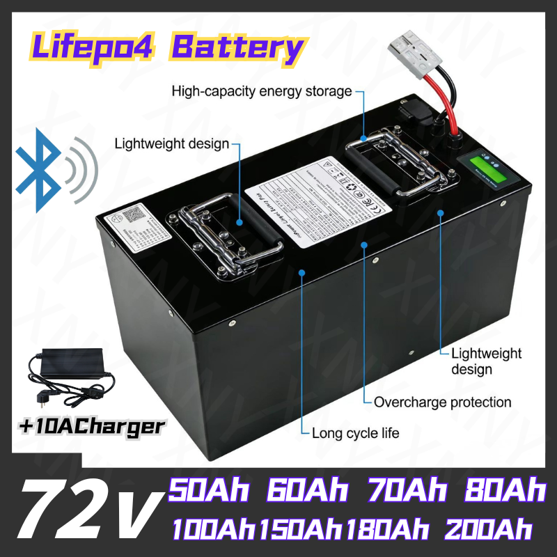 72V 40Ah Lifepo4 Battery Pack - Batterie au lithium XNY-72V LifePo4 50Ah
