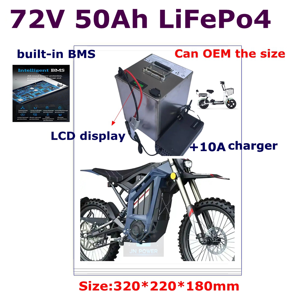 72V 40Ah Lifepo4 Battery Pack - Batterie au lithium lifepo4 JN-24S 72V