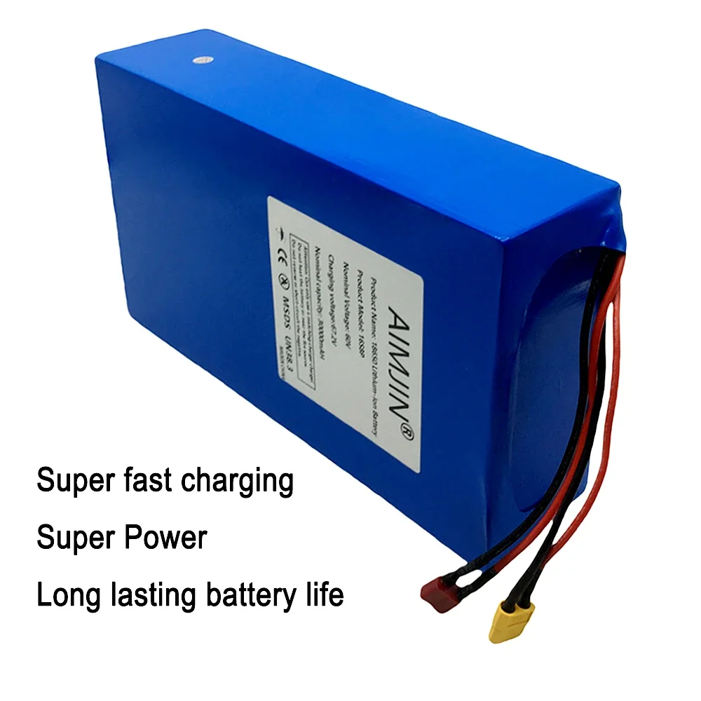Batterie au lithium 16S8p 1000 - 60V 50Ah Electric Scooter Battery avis et prix