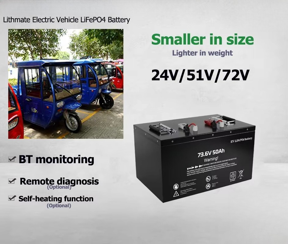 Pack de batteries au lithium 4 - 72V 40Ah Lifepo4 Battery Pack avis et prix