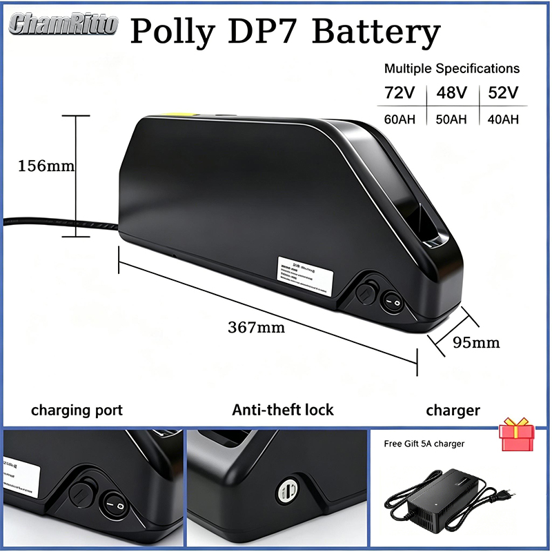 Batterie de vélo électrique Po - 72V 50Ah 21700 Lithium Battery avis et prix