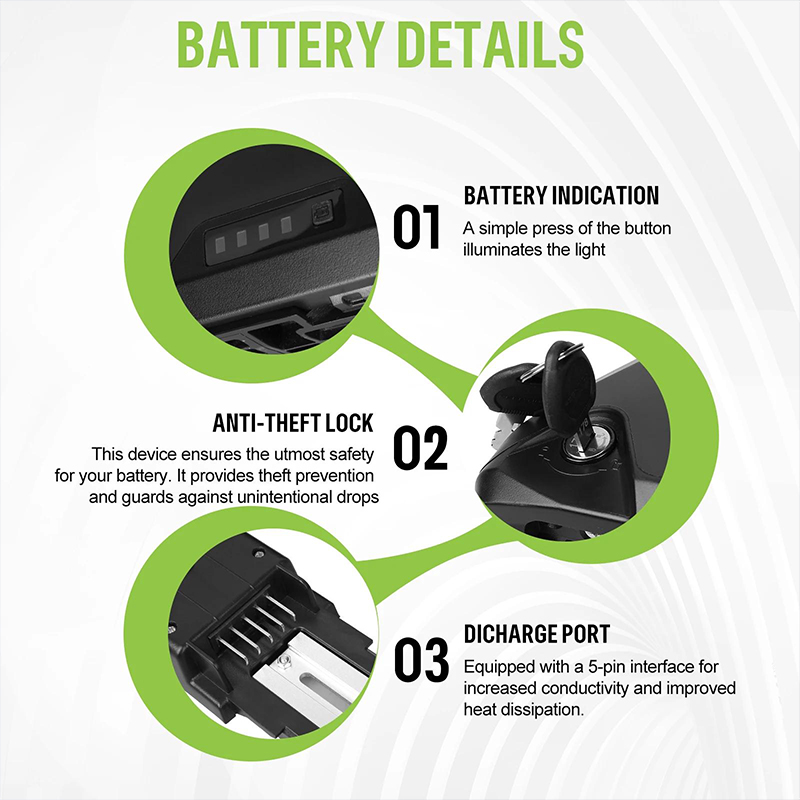 Batterie de vélo électrique Po - 72V 50Ah 21700 Lithium Battery avis et prix